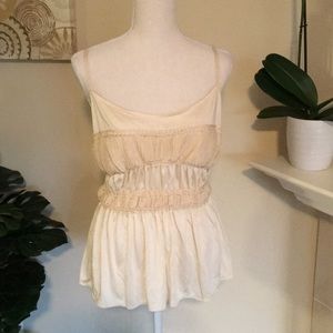 Max Studio Special Addition Cream Top